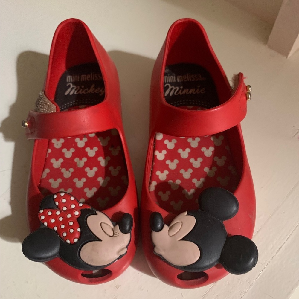 Mini Melissa Mickey and Minnie size 8